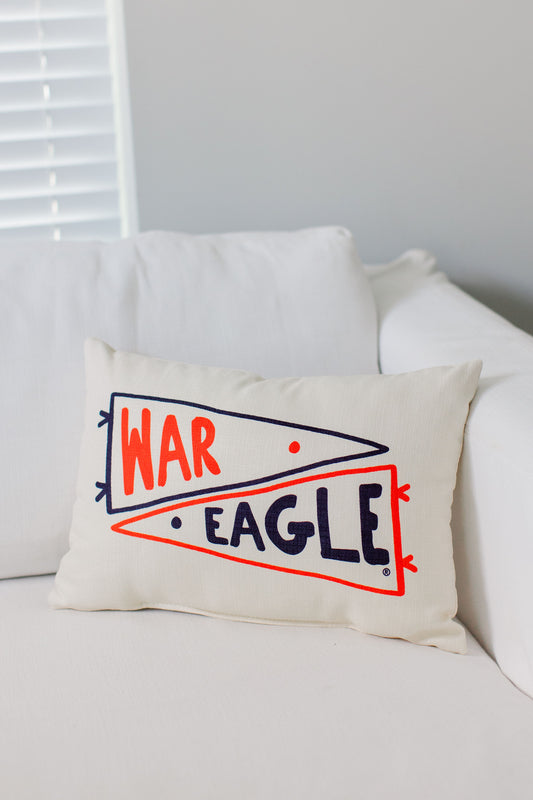 AUBURN DOUBLE PENNANT LUMBAR PILLOW