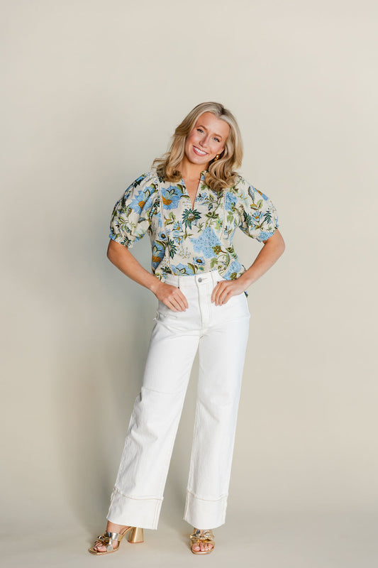 Eastside Loose High Rise Cuff Jean