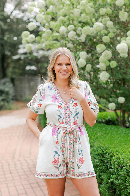 Floral Romper