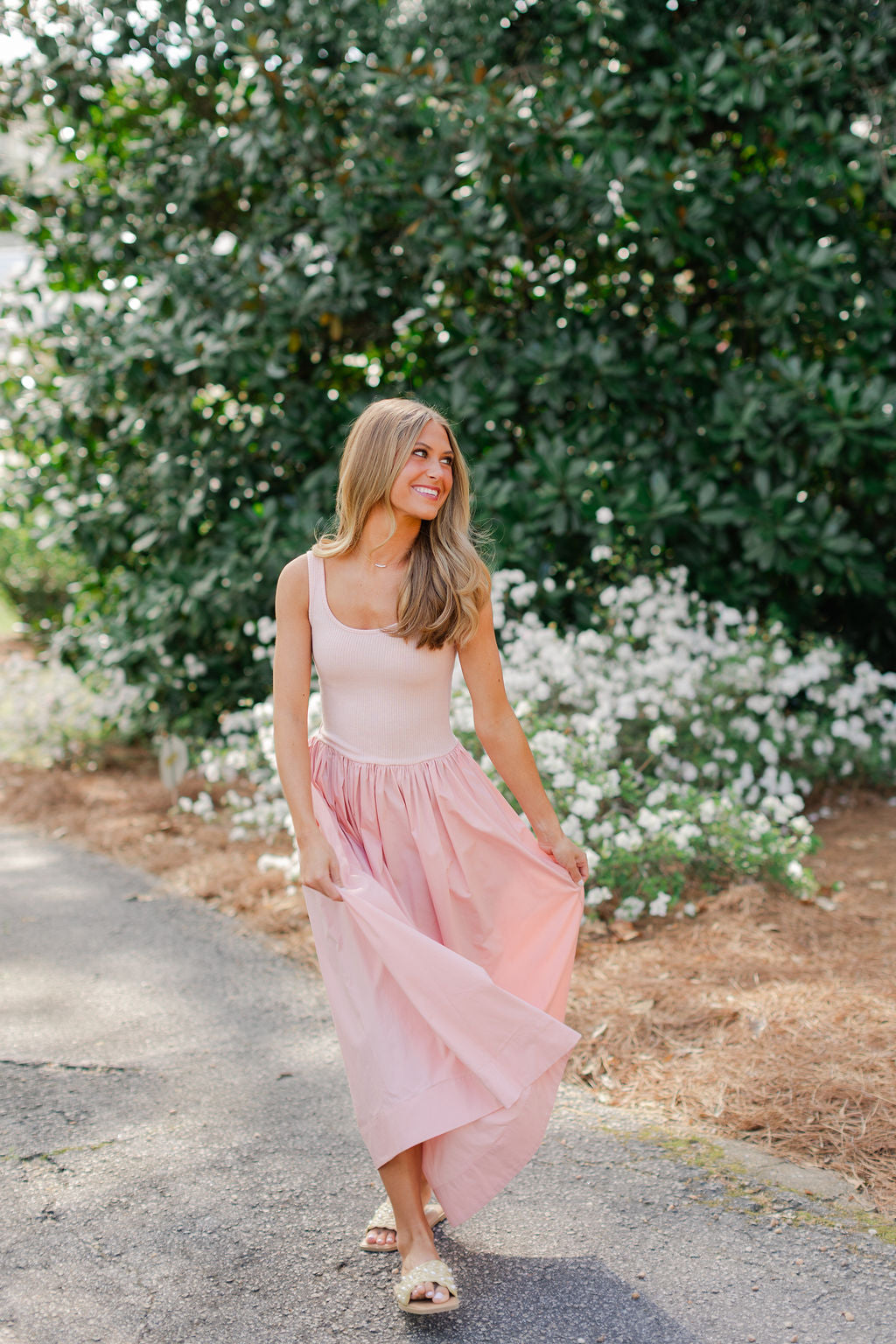 Flare Skirt Maxi Dress