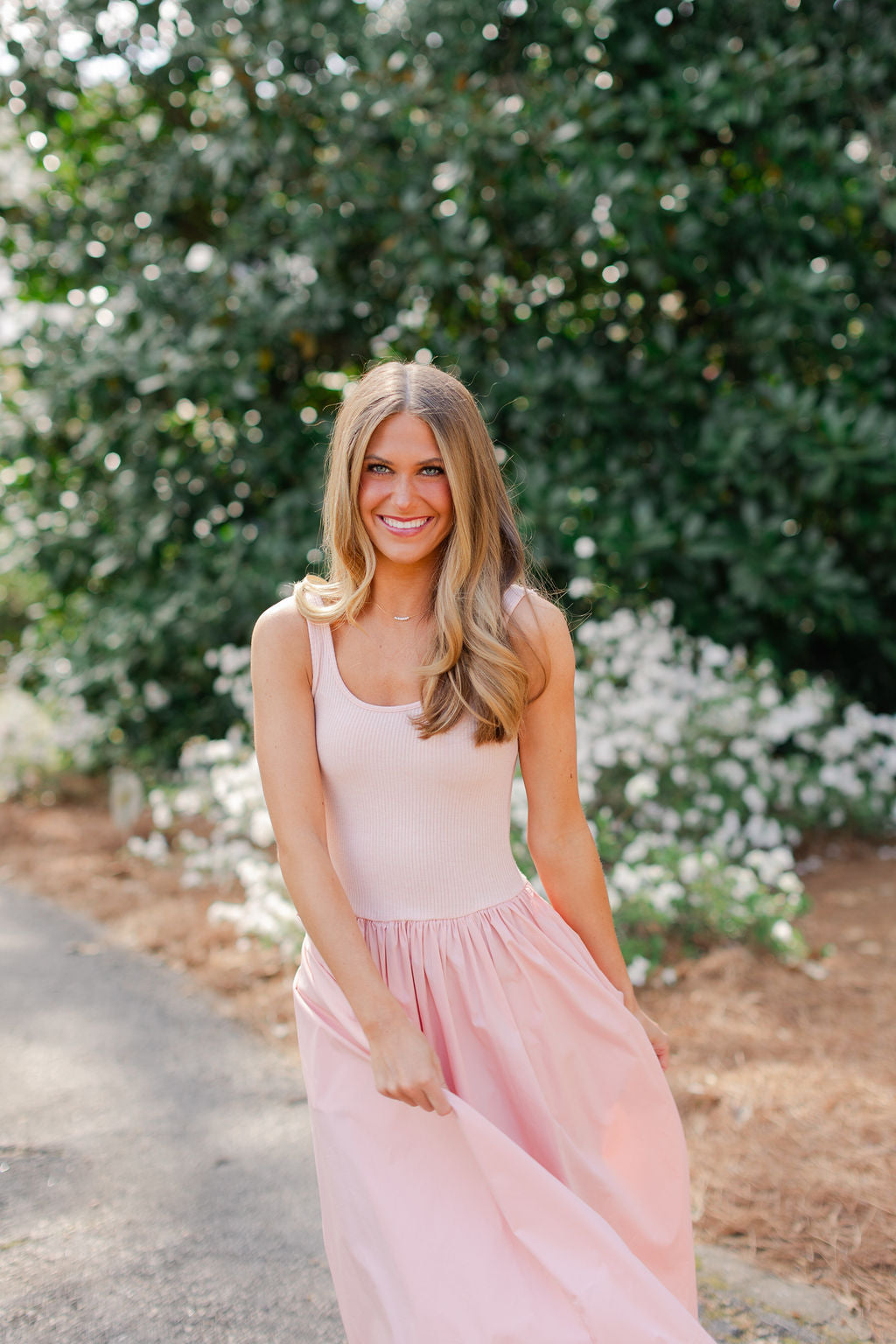 Flare Skirt Maxi Dress