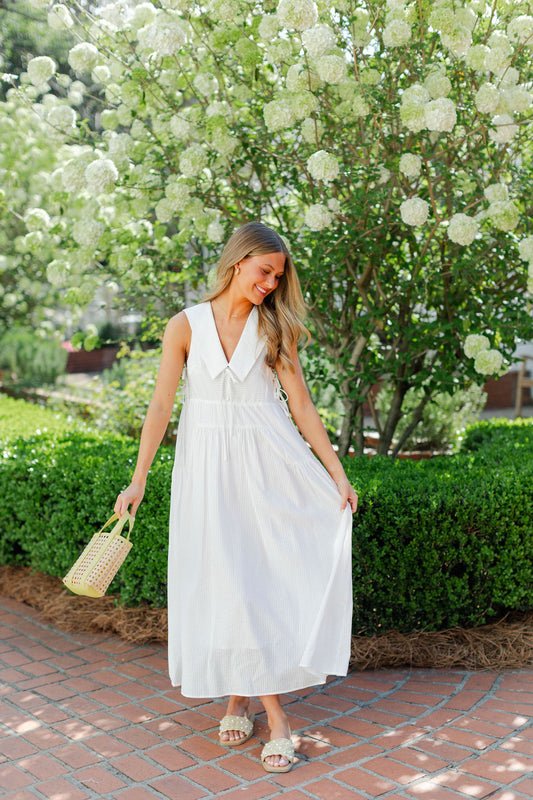 Sleeveless Striped Dress