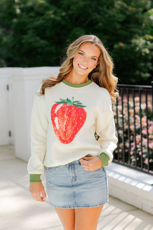 Strawberry Sweatshirt