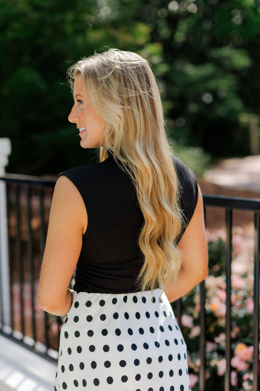 Polka Dot Mini Skirt