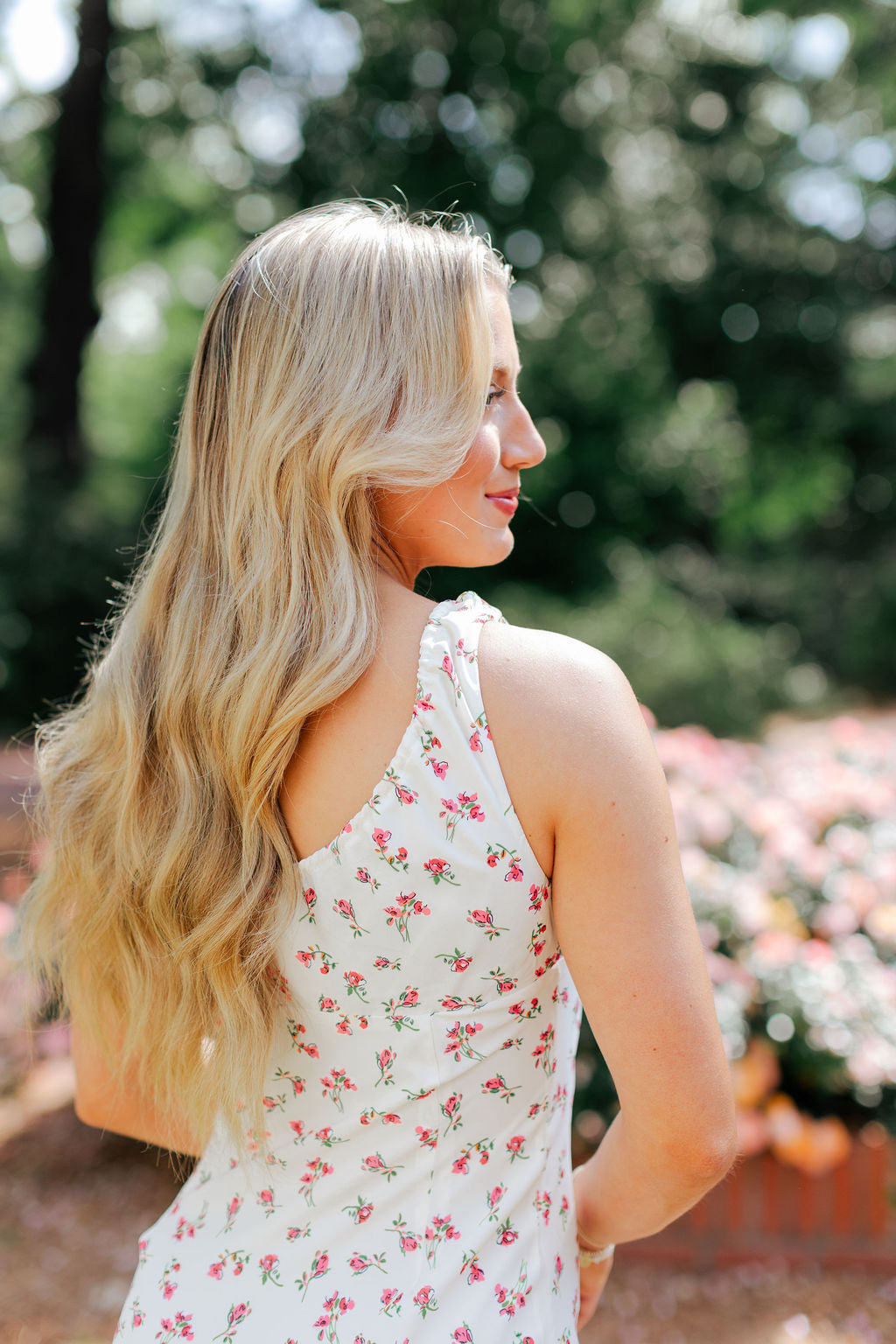 Floral Satin Dress