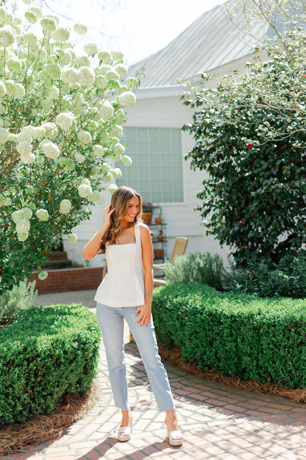 Lyla Eyelet Top