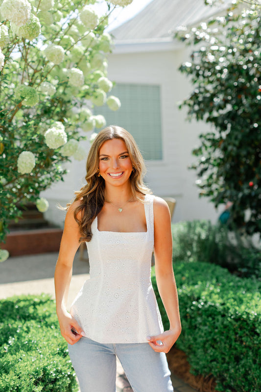 Lyla Eyelet Top