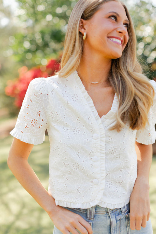 Lilah Eyelet Shirt