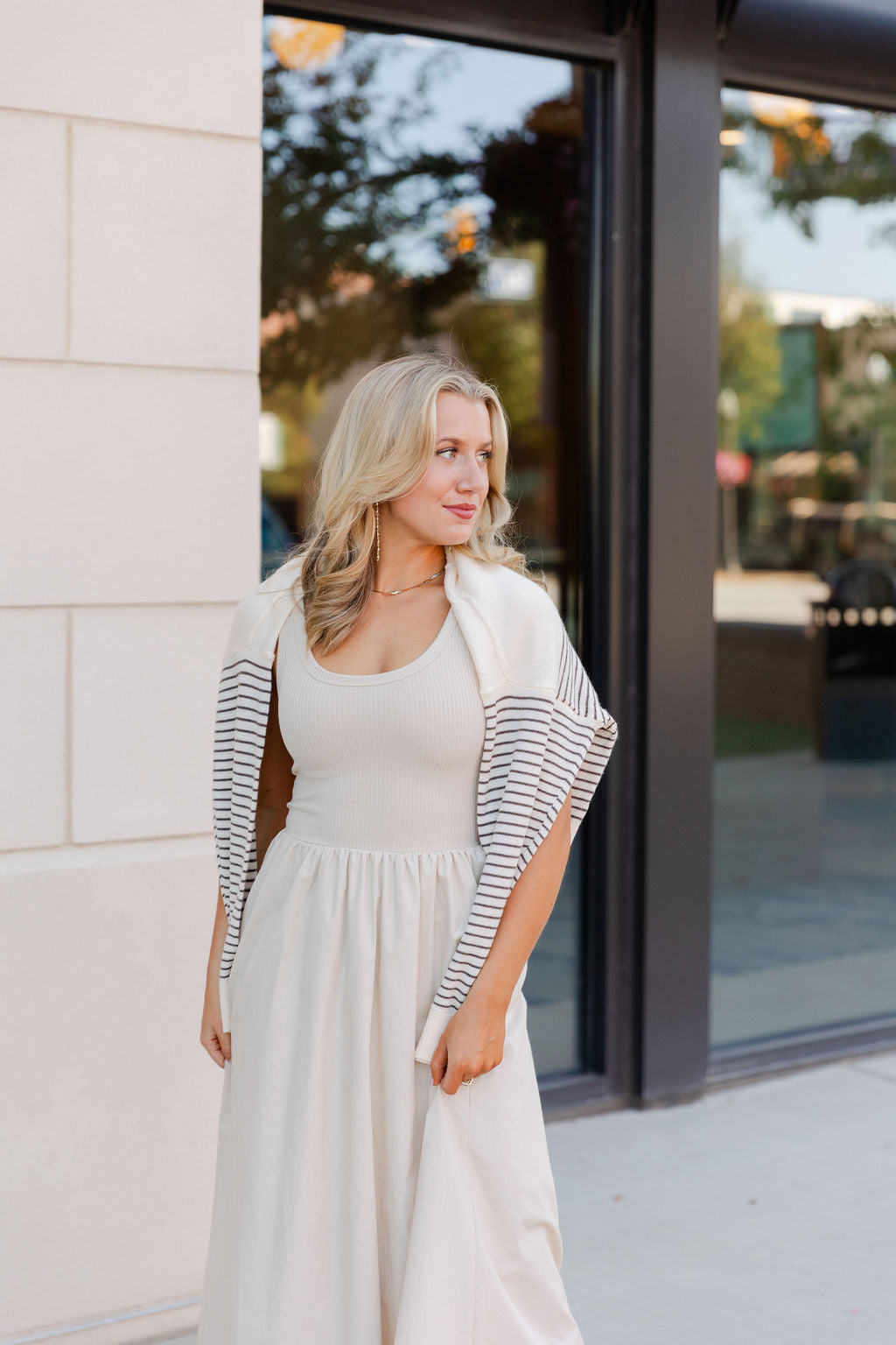 Striped Knit Sweater