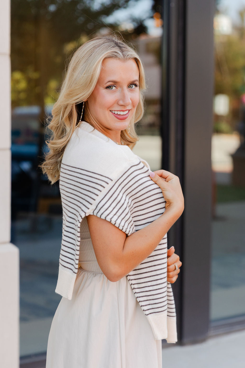 Striped Knit Sweater