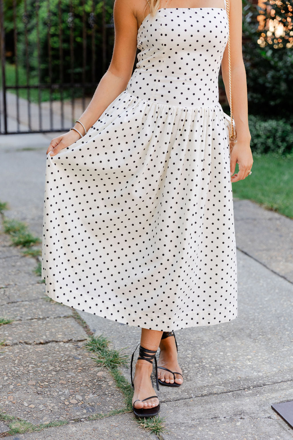 Polka Dot Midi Dress