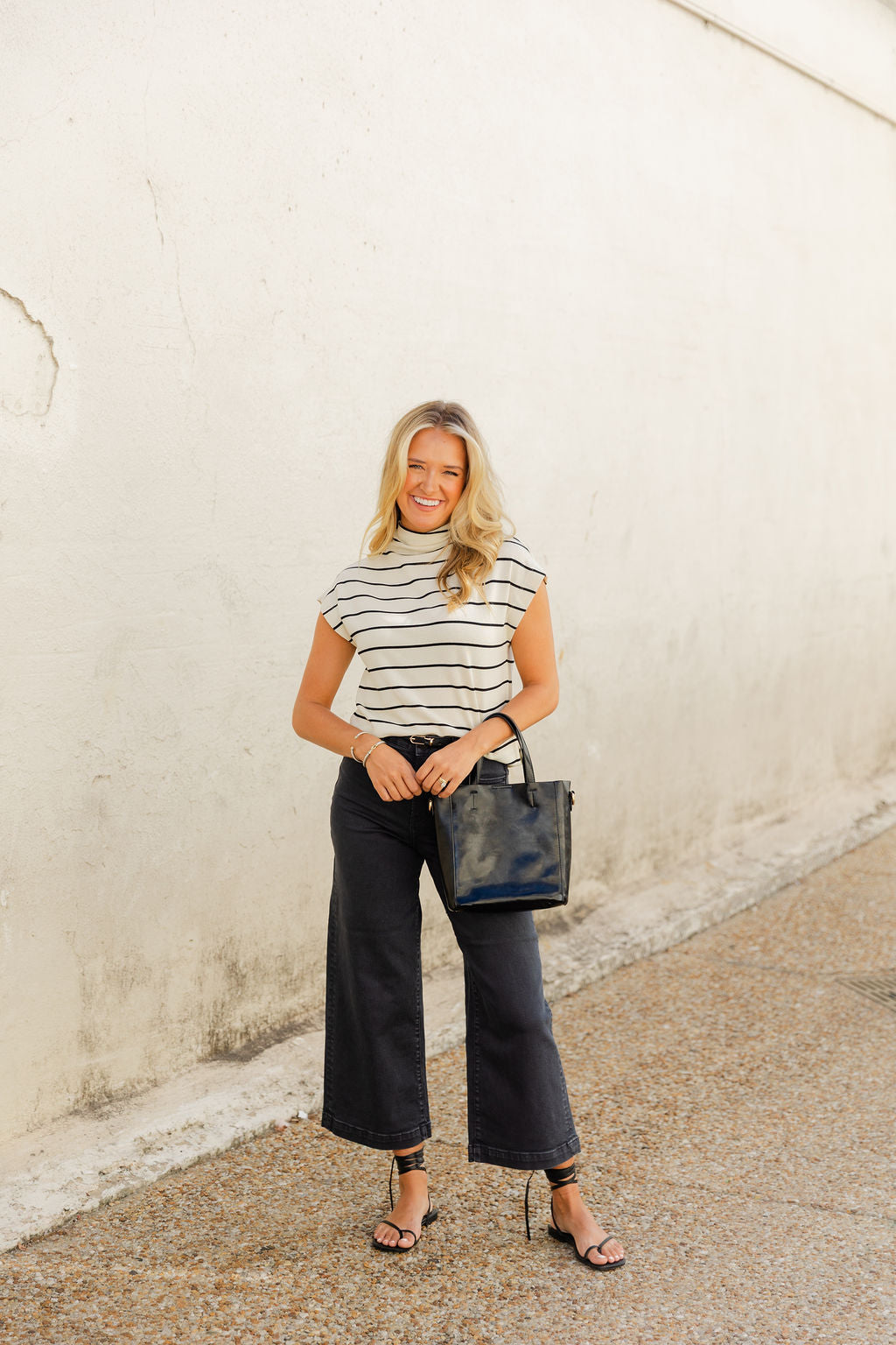 Striped Knit Top