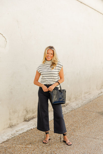 Striped Knit Top