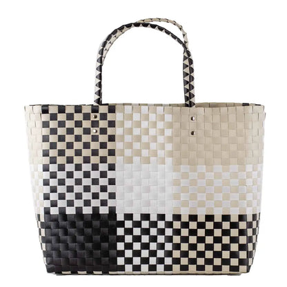 WOVEN BEACH TOTE