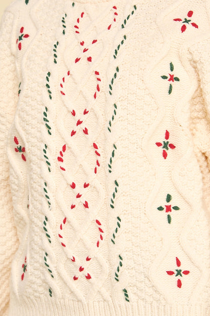 Christmas Stitch Detailed Sweater