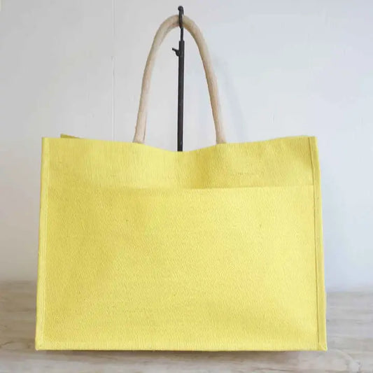 JUTE POCKET TOTE