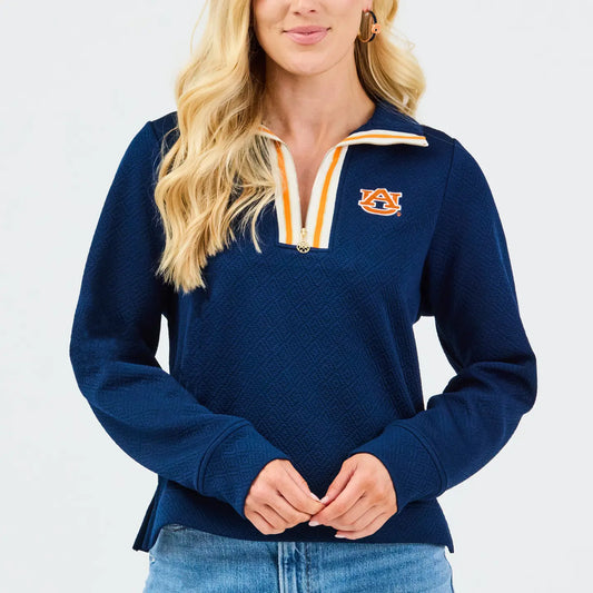 Auburn Quarterzip Top