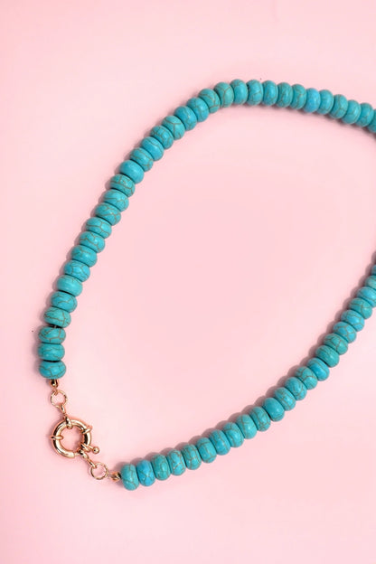Natural Beaded Stone Necklace