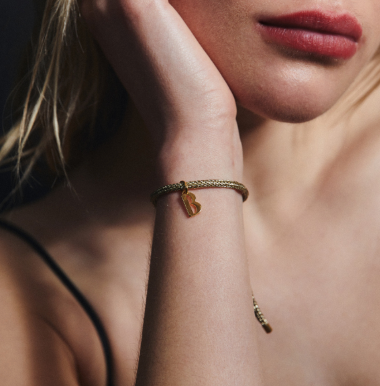 Gold Lurex Bracelet Cord