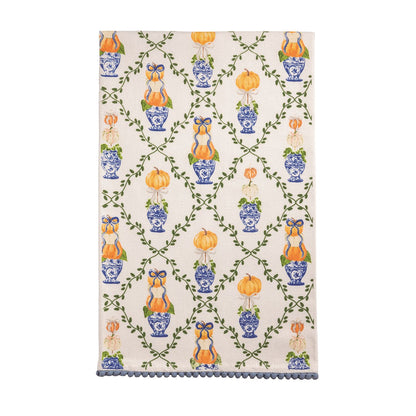 PUMPKIN TOPIARY TEA TOWEL