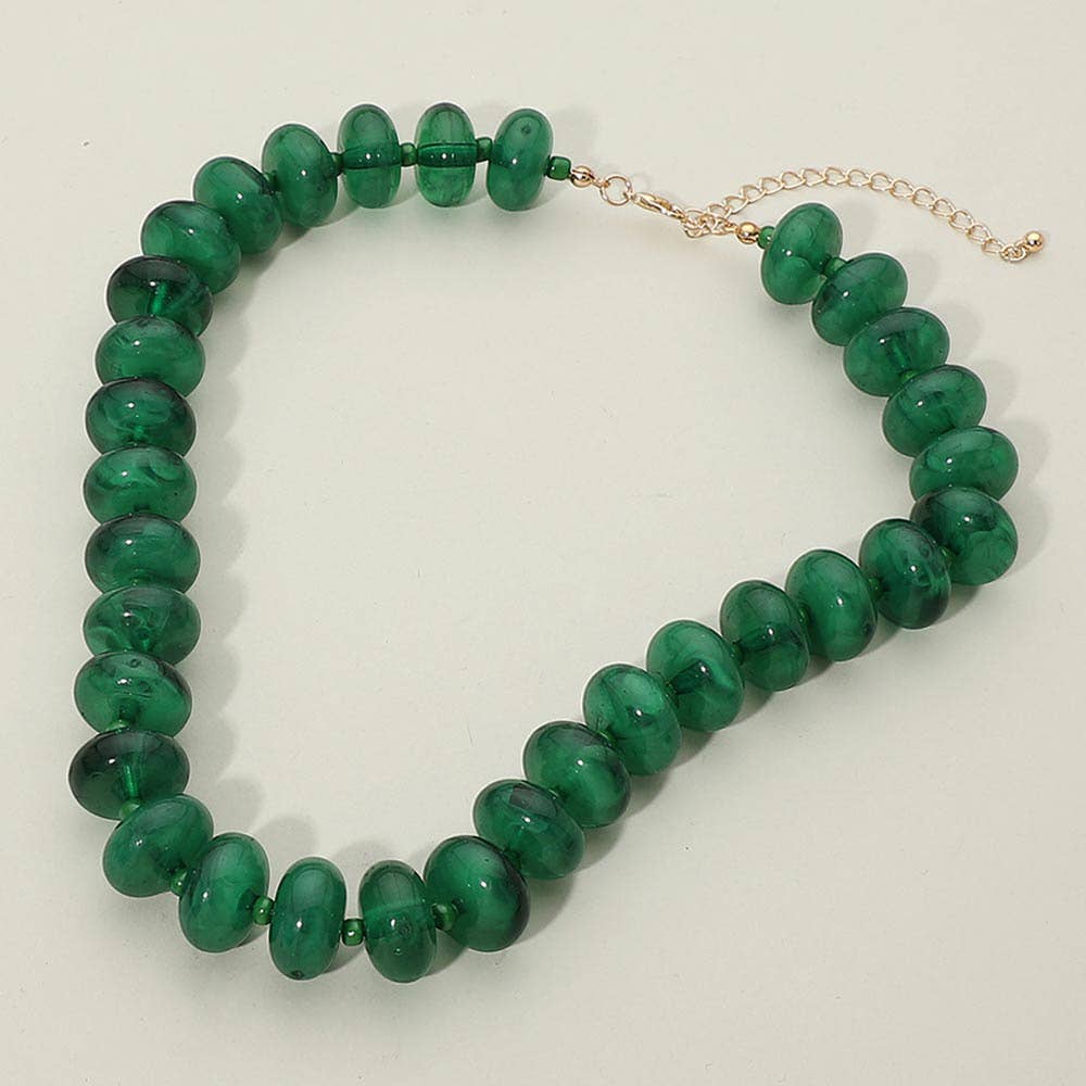 Chunky Beaded Statement Necklace