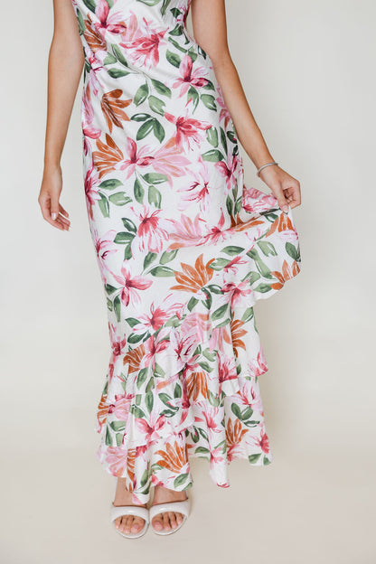 Floral Tiered Maxi Dress