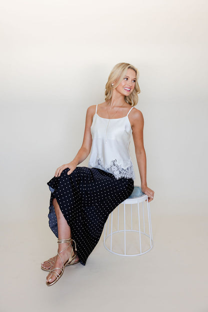 Satin Lace Cami