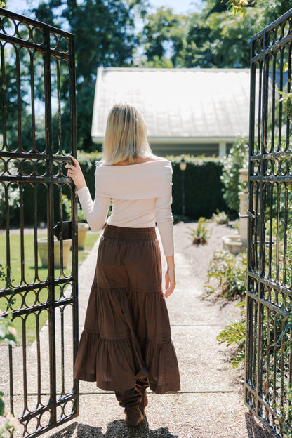 Long Tiered Skirt