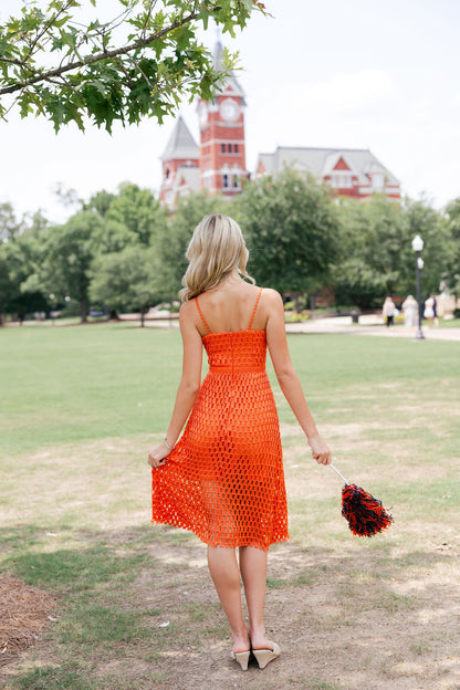 Karson Lace Midi Dress