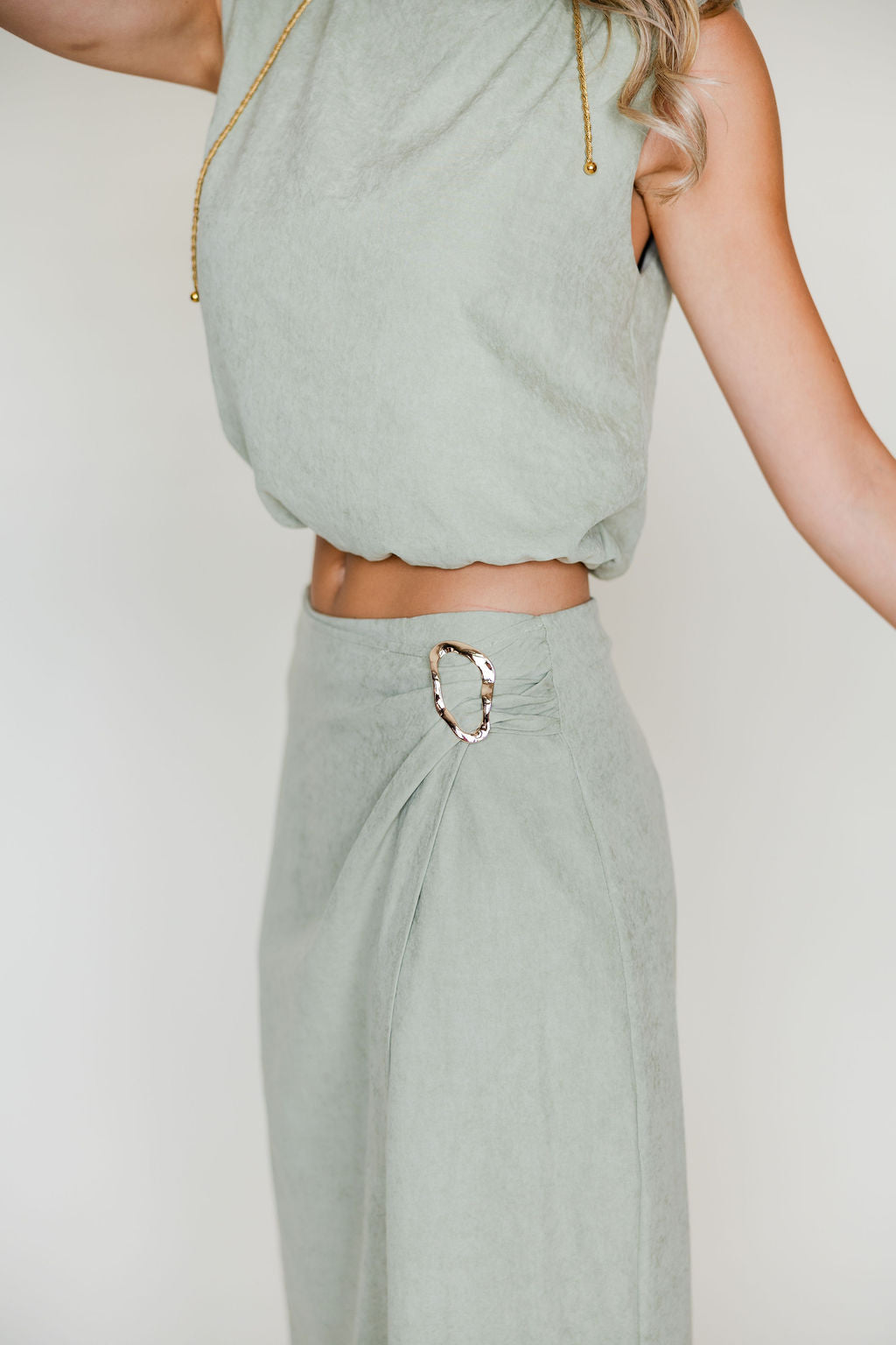 Crop Top & Skirt Set