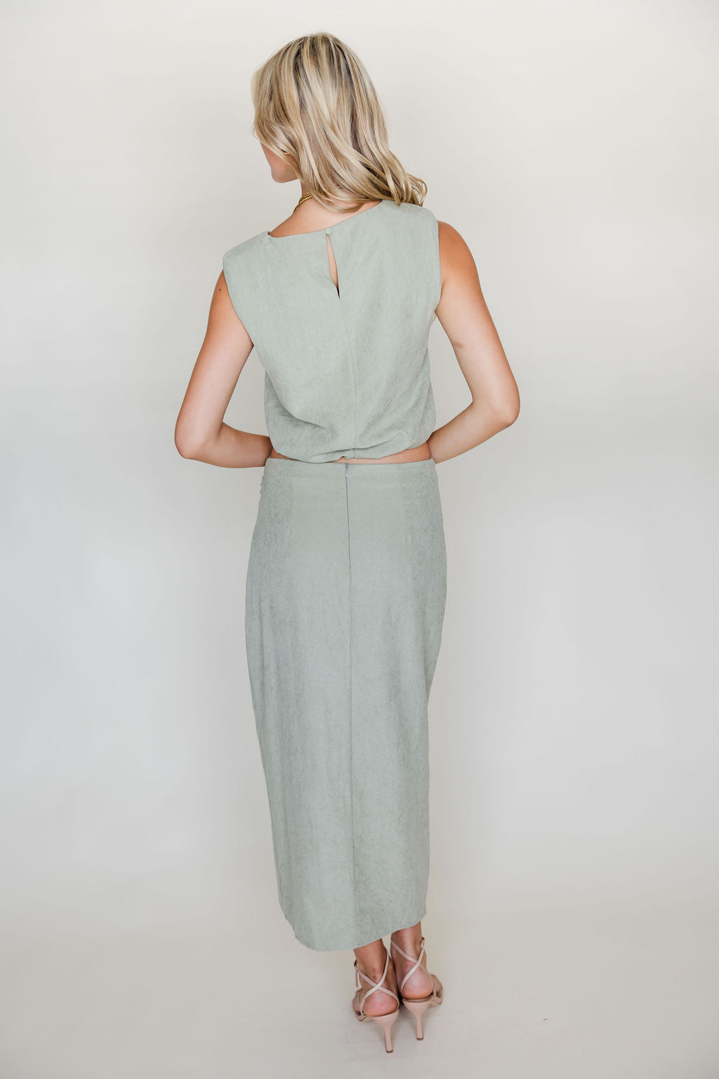 Crop Top & Skirt Set