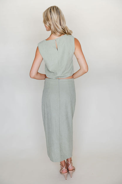 Crop Top & Skirt Set