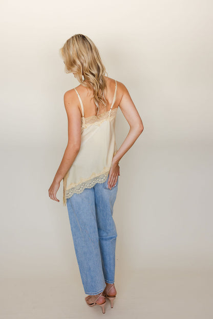 Asymmetric Lace Cami
