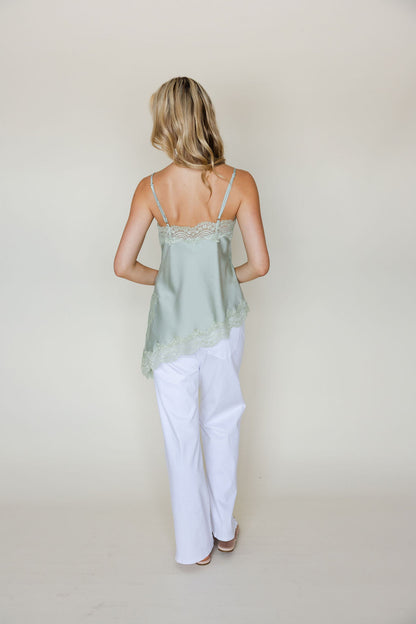 Asymmetric Lace Cami