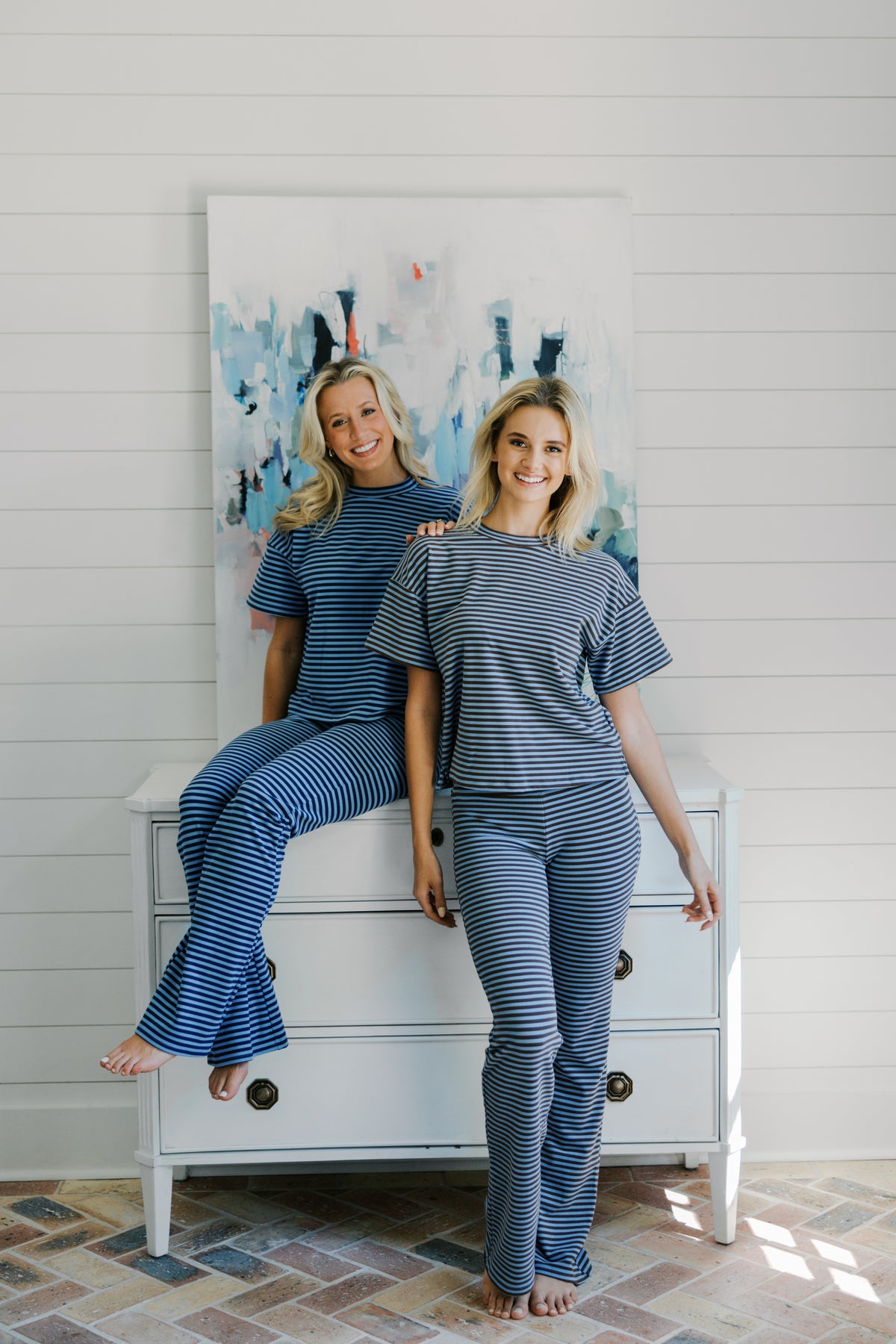 Dusty Blue Maggie Top