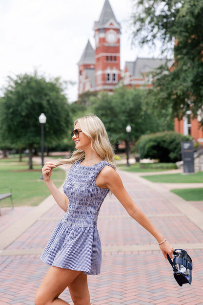 Smocked Bodice Low Waist Romper