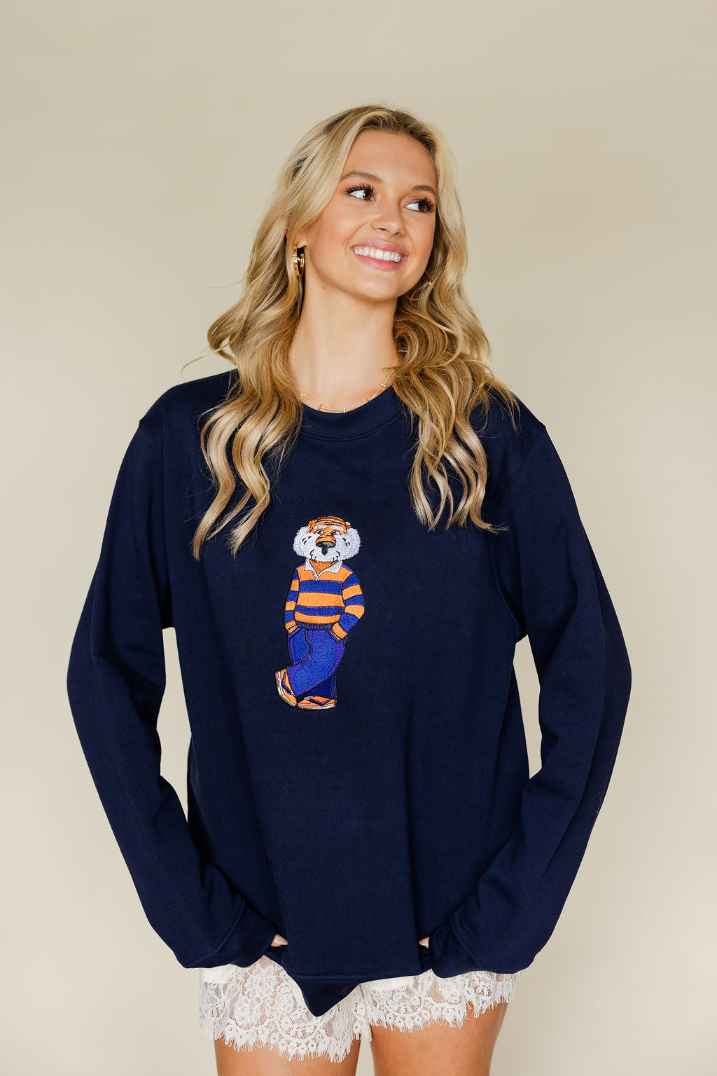 Aubie Rugby Crewneck Sweatshirt