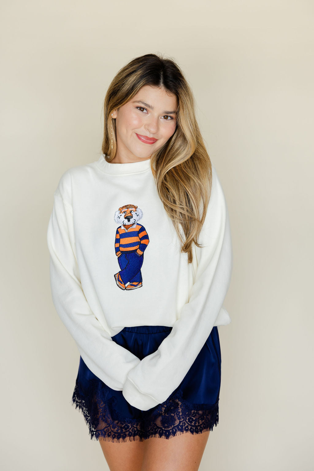 Aubie Rugby Crewneck Sweatshirt