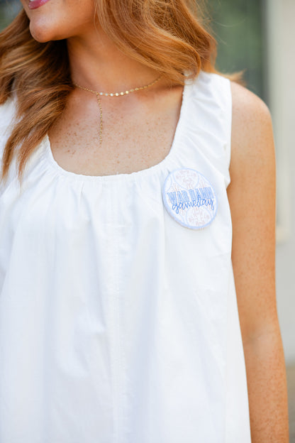 Flowy Scoop Neck Dress