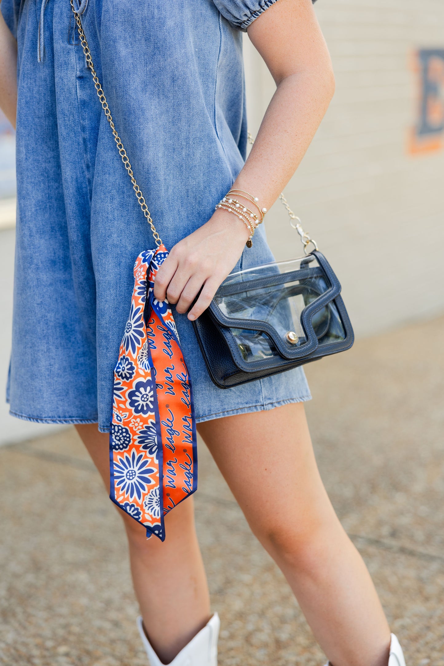 Denim Puff Sleeve Romper