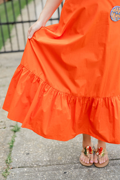 Bow Detail Midi Dress