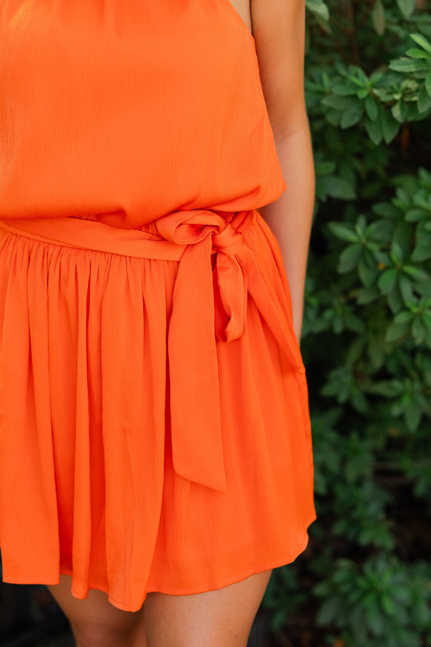 Gwen Low Waist Mock Neck Mini Dress