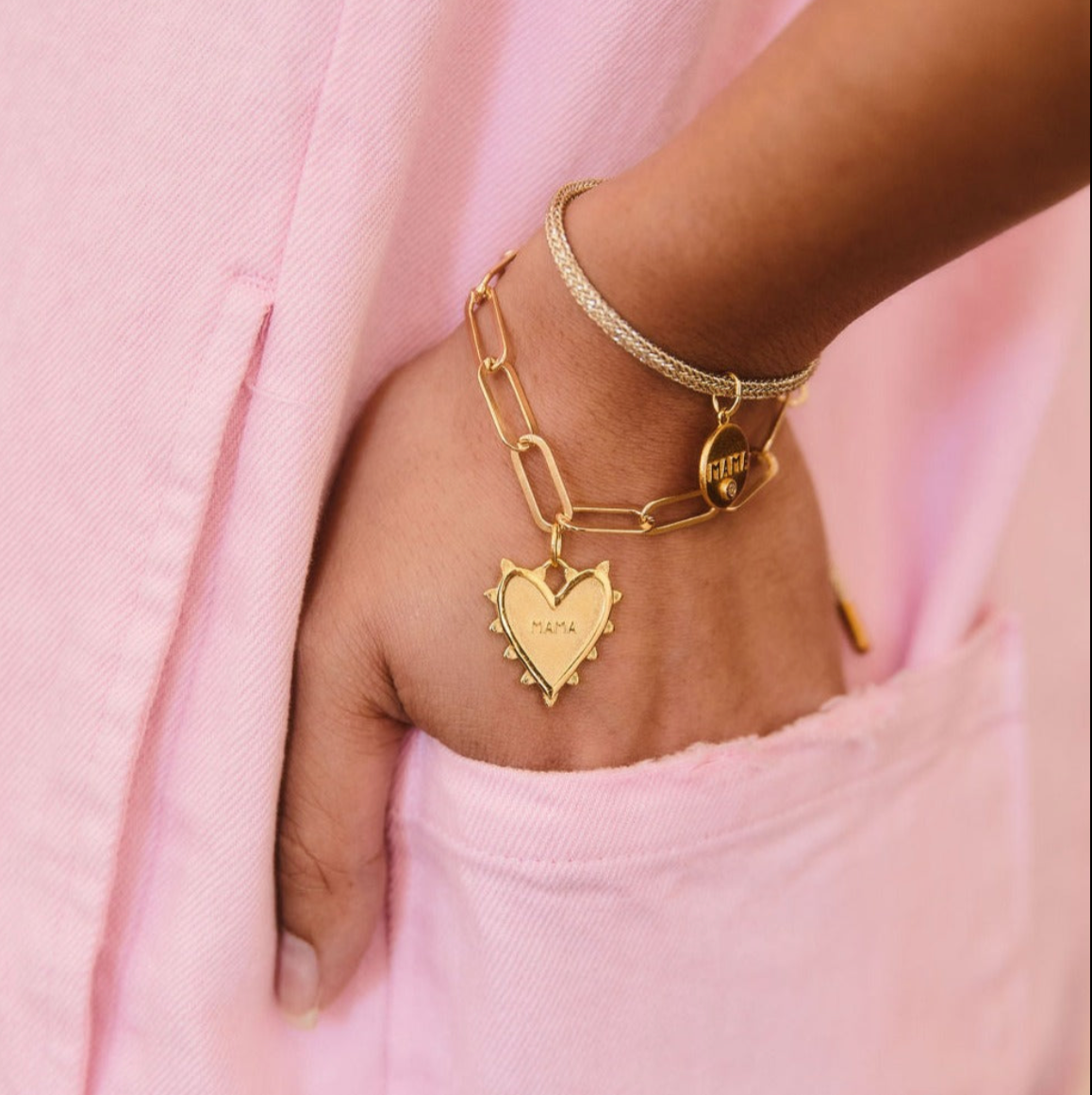 Gold Lurex Bracelet Cord