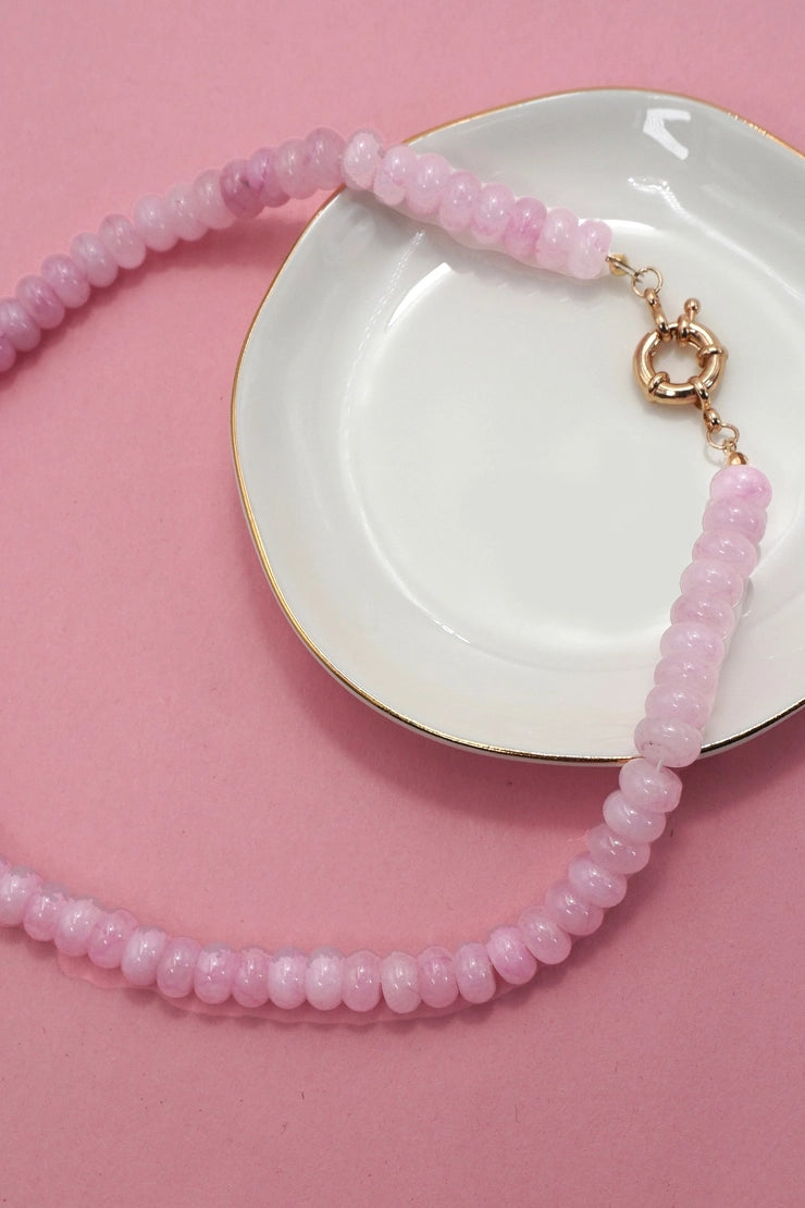 Natural Beaded Stone Necklace