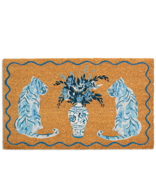Callie Tiger Coir Doormat