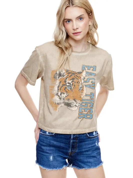 Vintage Graphic Crop Tee