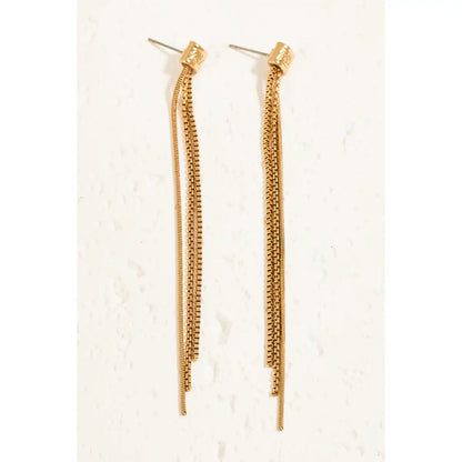 Multi Chain Drop Earrings