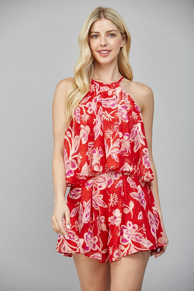 Fitted Waist Romper