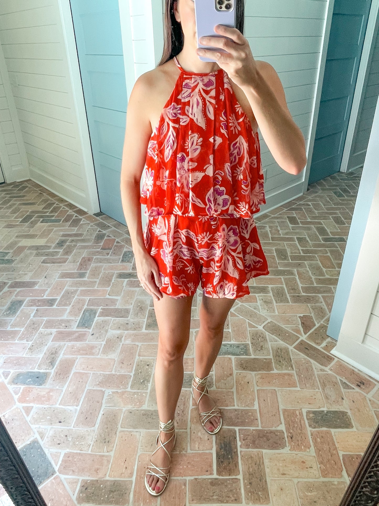 Fitted Waist Romper