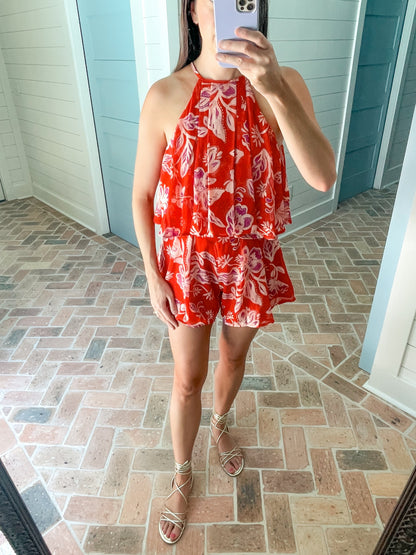 Fitted Waist Romper